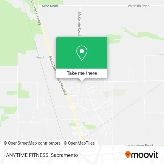 ANYTIME FITNESS map