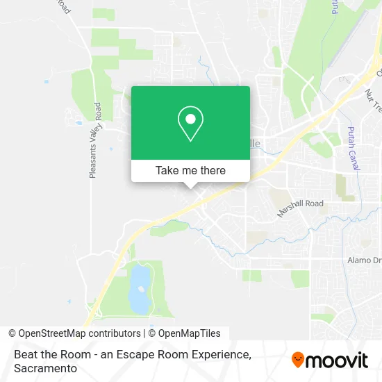 Mapa de Beat the Room - an Escape Room Experience