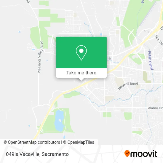 Mapa de 049is Vacaville