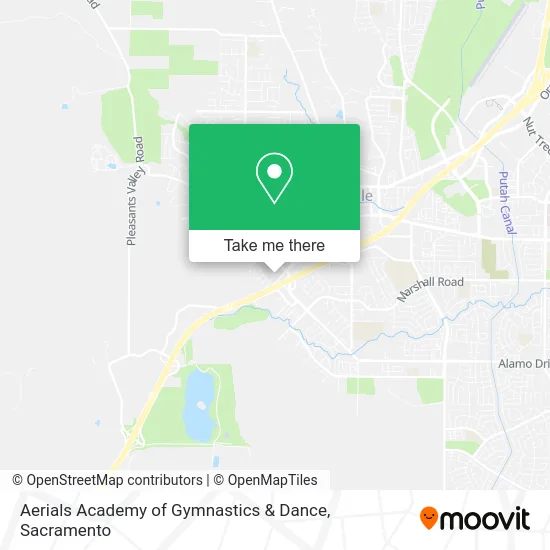 Mapa de Aerials Academy of Gymnastics & Dance