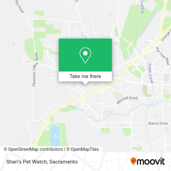 Mapa de Sheri's Pet Watch