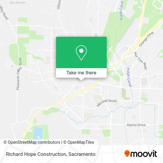 Mapa de Richard Hope Construction