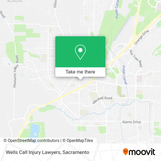 Wells Call Injury Lawyers map