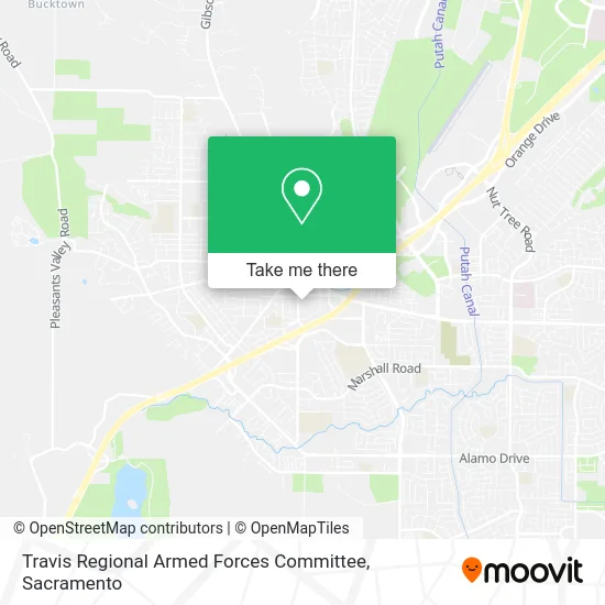 Travis Regional Armed Forces Committee map