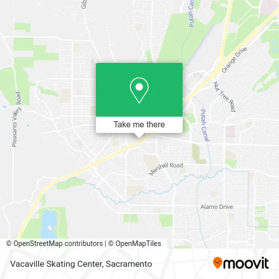 Mapa de Vacaville Skating Center