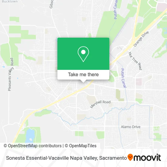 Mapa de Sonesta Essential-Vacaville Napa Valley