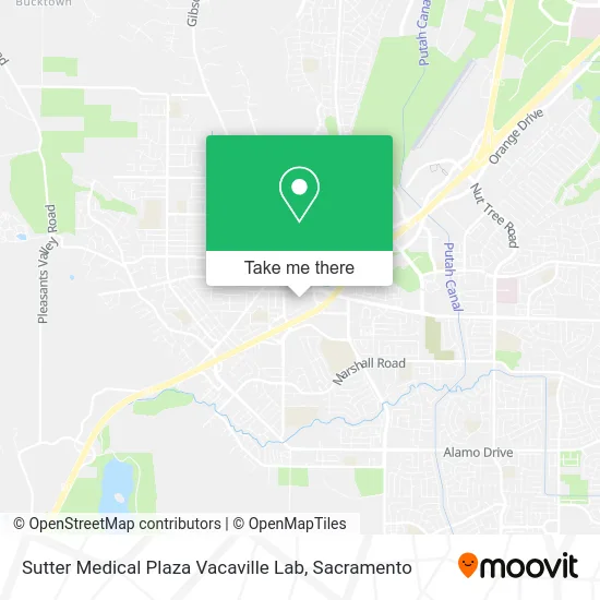 Mapa de Sutter Medical Plaza Vacaville Lab