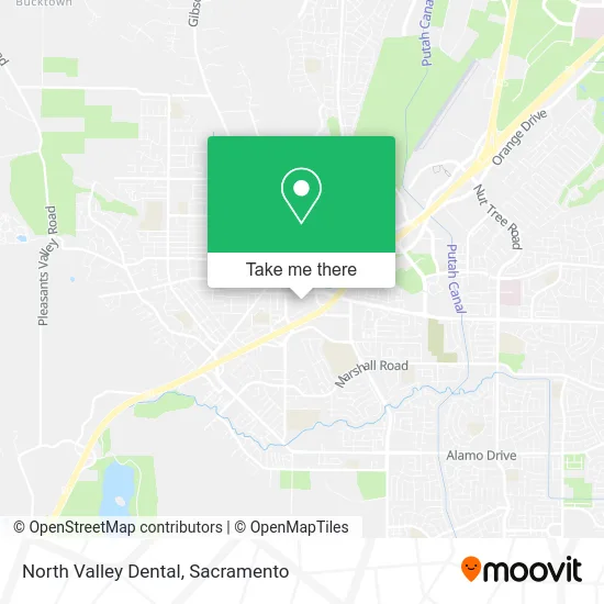 North Valley Dental map