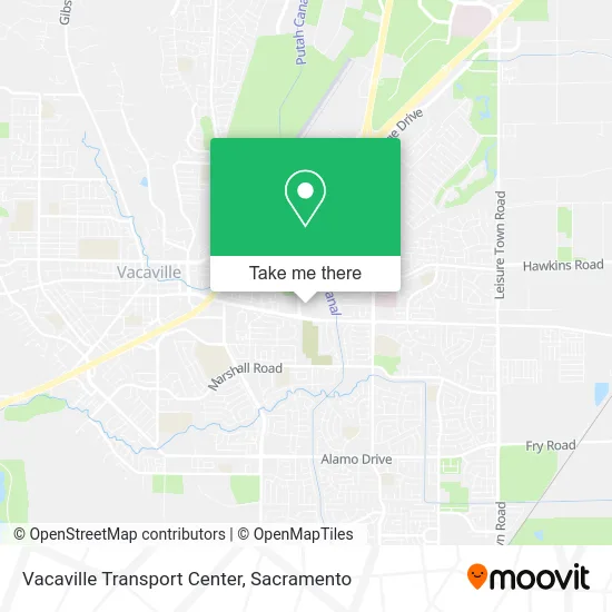 Mapa de Vacaville Transport Center