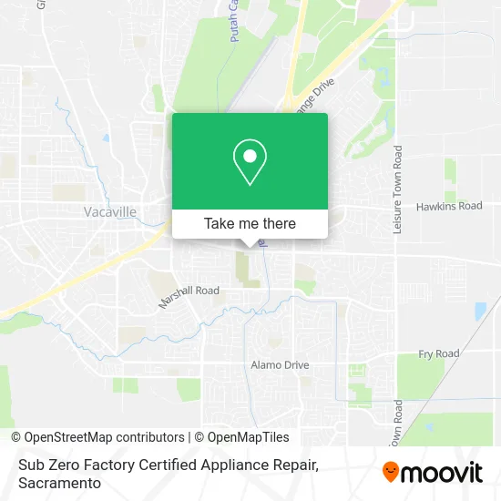 Mapa de Sub Zero Factory Certified Appliance Repair
