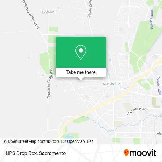 Mapa de UPS Drop Box