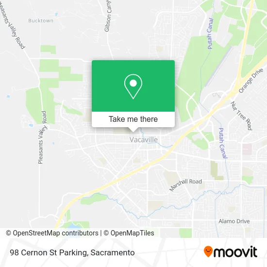 Mapa de 98 Cernon St Parking