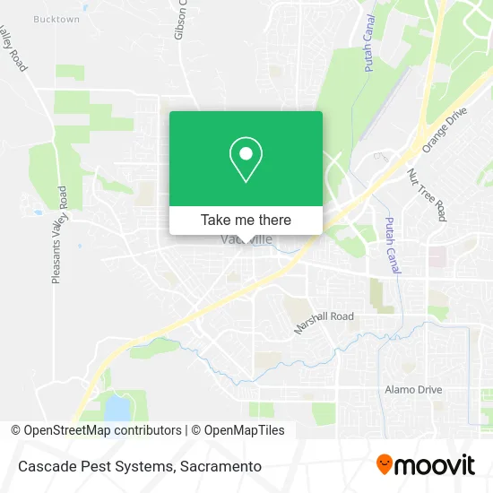 Mapa de Cascade Pest Systems
