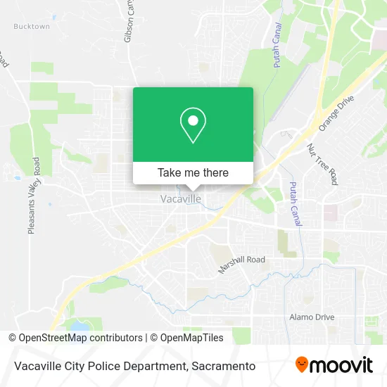 Mapa de Vacaville City Police Department