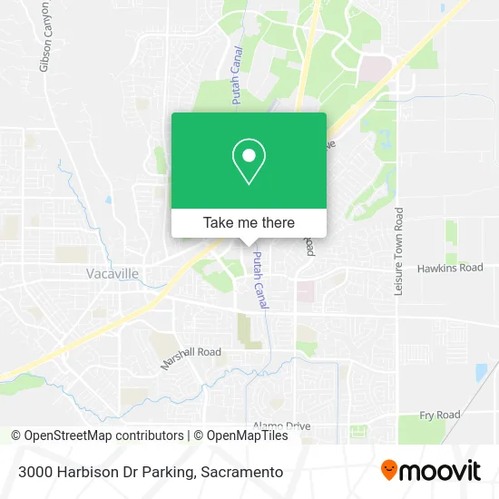 Mapa de 3000 Harbison Dr Parking