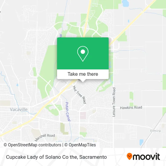Cupcake Lady of Solano Co the map