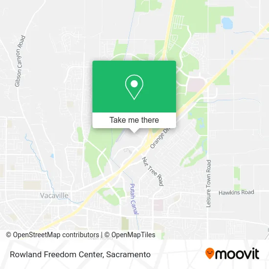 Rowland Freedom Center map