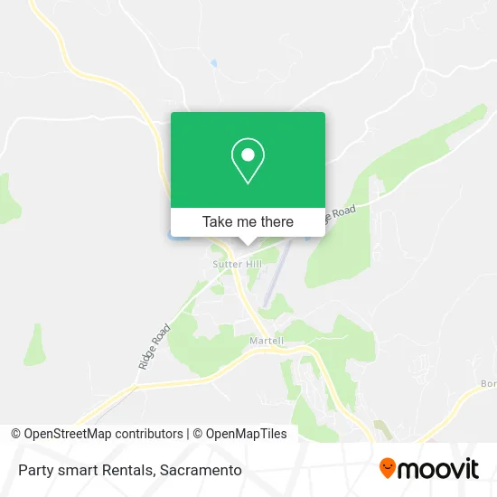 Mapa de Party smart Rentals