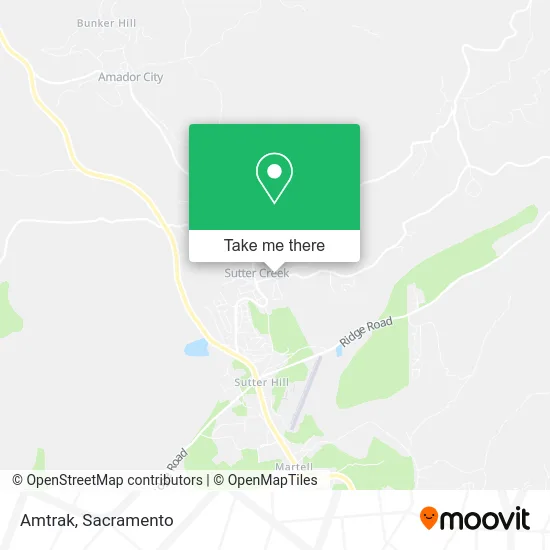 Mapa de Amtrak