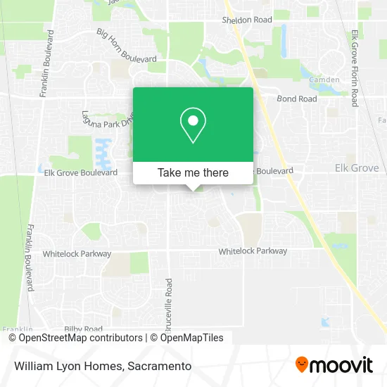 William Lyon Homes map