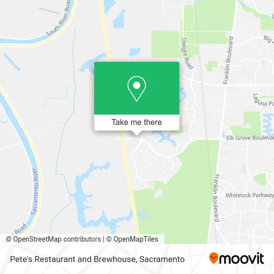 Pete's Restaurant and Brewhouse map