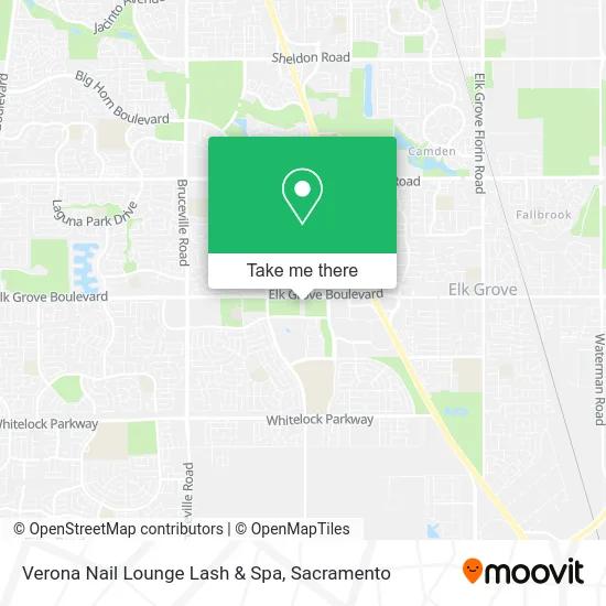 Mapa de Verona Nail Lounge Lash & Spa