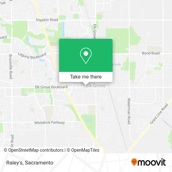 Mapa de Raley's