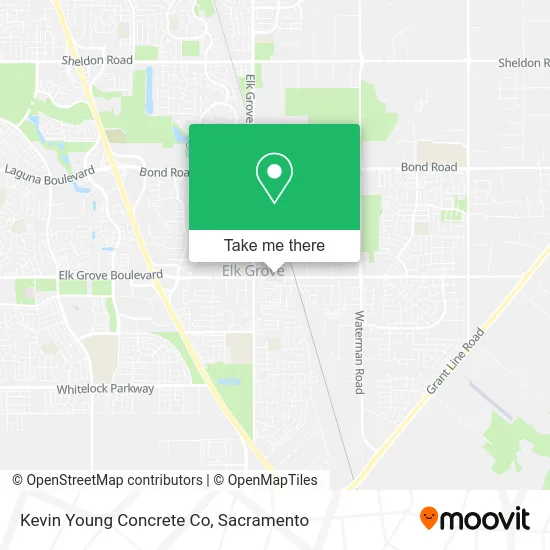 Mapa de Kevin Young Concrete Co