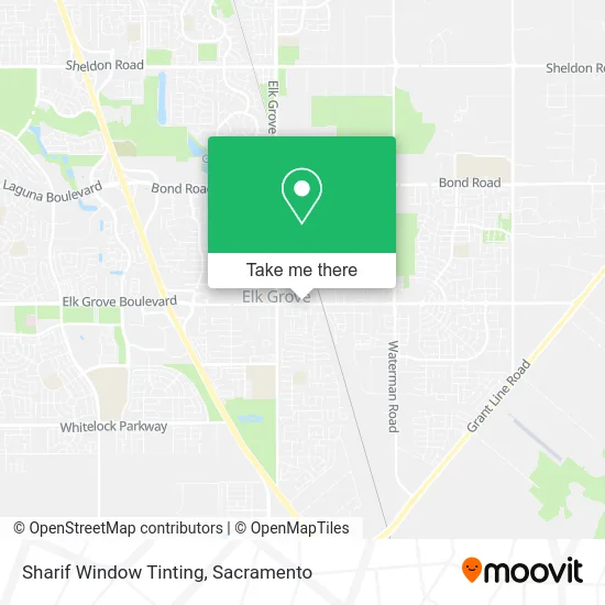 Mapa de Sharif Window Tinting