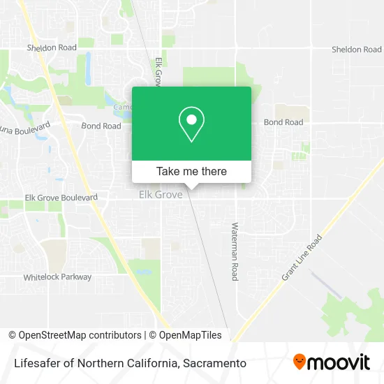 Lifesafer of Northern California map