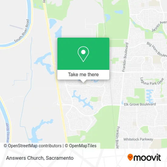 Mapa de Answers Church
