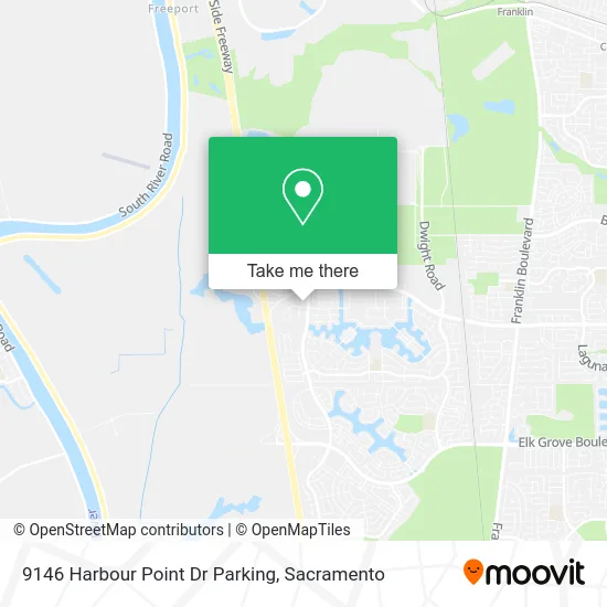 Mapa de 9146 Harbour Point Dr Parking