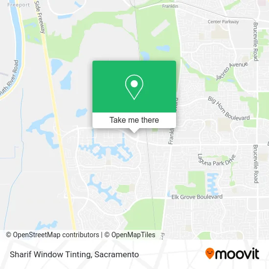 Mapa de Sharif Window Tinting