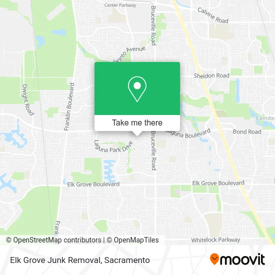 Mapa de Elk Grove Junk Removal