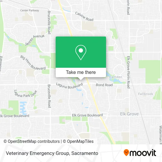 Mapa de Veterinary Emergency Group