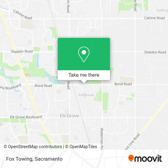 Mapa de Fox Towing