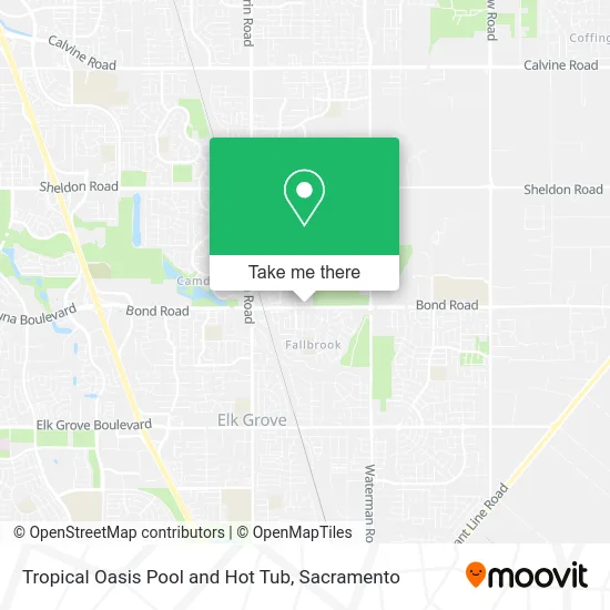 Mapa de Tropical Oasis Pool and Hot Tub