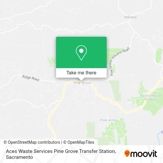 Mapa de Aces Waste Services Pine Grove Transfer Station