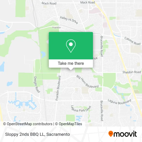 Mapa de Sloppy 2nds BBQ LL