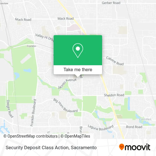 Mapa de Security Deposit Class Action