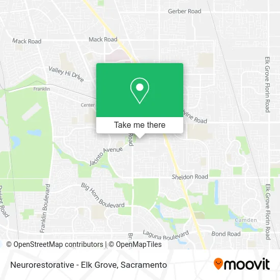 Mapa de Neurorestorative - Elk Grove