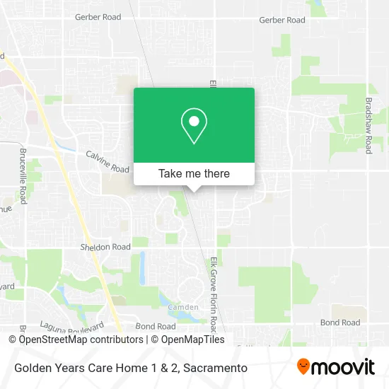 Golden Years Care Home 1 & 2 map