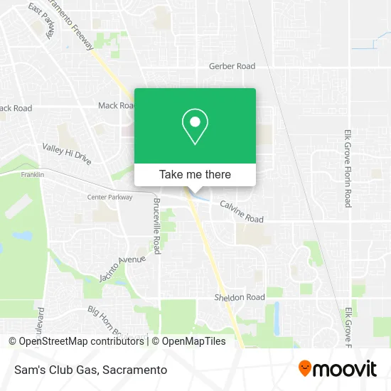 Mapa de Sam's Club Gas