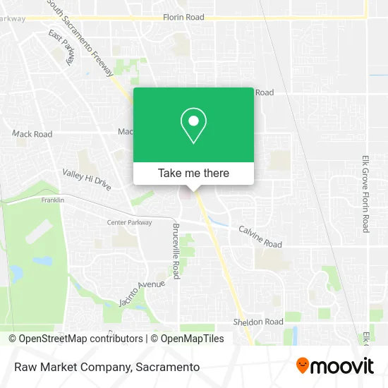 Mapa de Raw Market Company