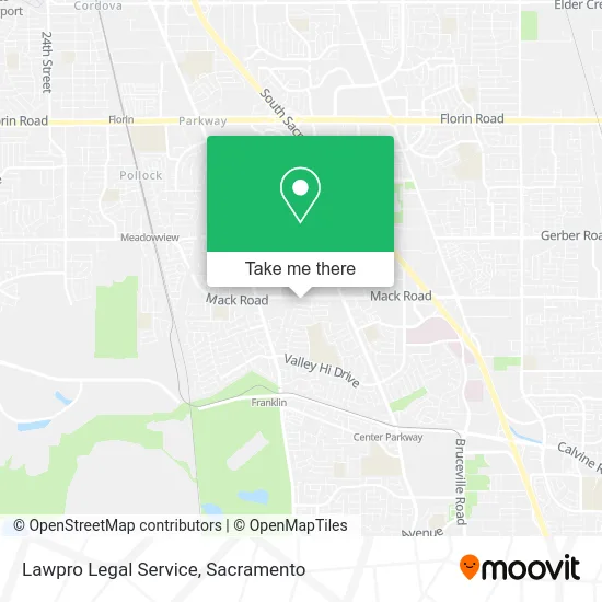Lawpro Legal Service map