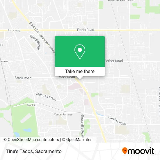 Mapa de Tina's Tacos