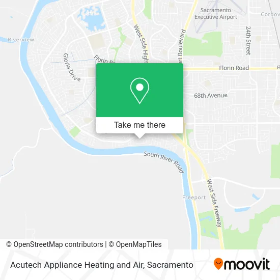 Mapa de Acutech Appliance Heating and Air