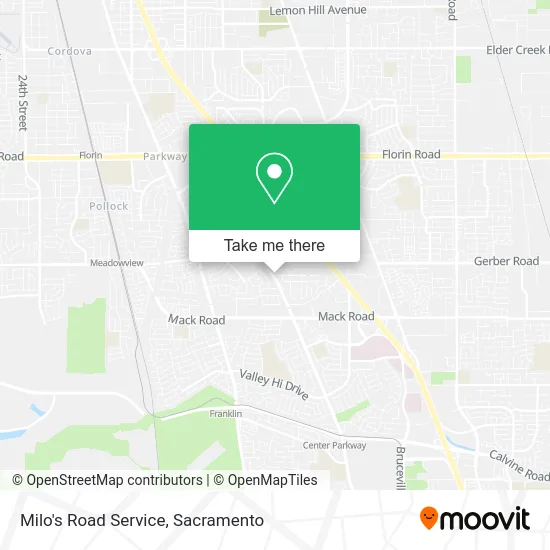Mapa de Milo's Road Service