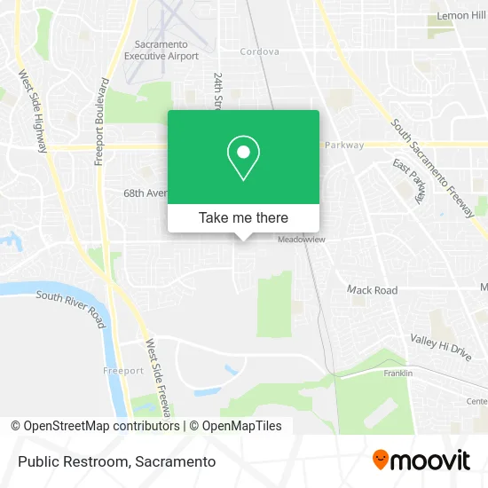 Public Restroom map