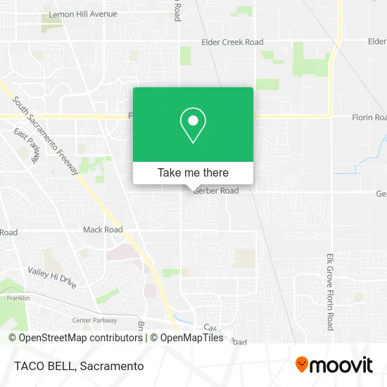 Mapa de TACO BELL
